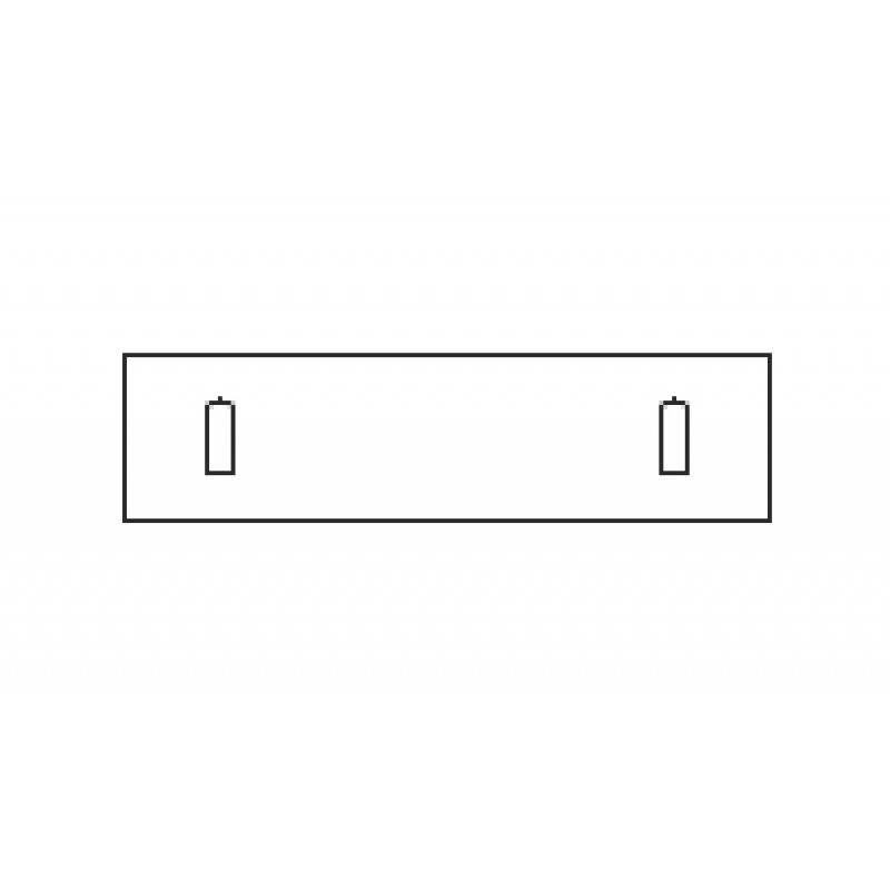 Estuche Zamora blanco pulsera 219x55x22 mm.